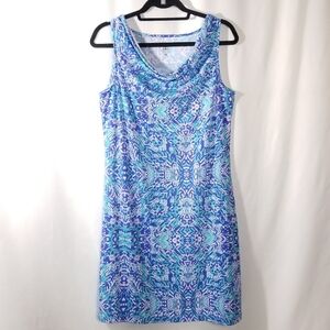 Lightweight Tank dress - Geometric Print - Title Nine